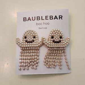 Baublebar Halloween ghost earrings boo hoo don’t cry new with tags